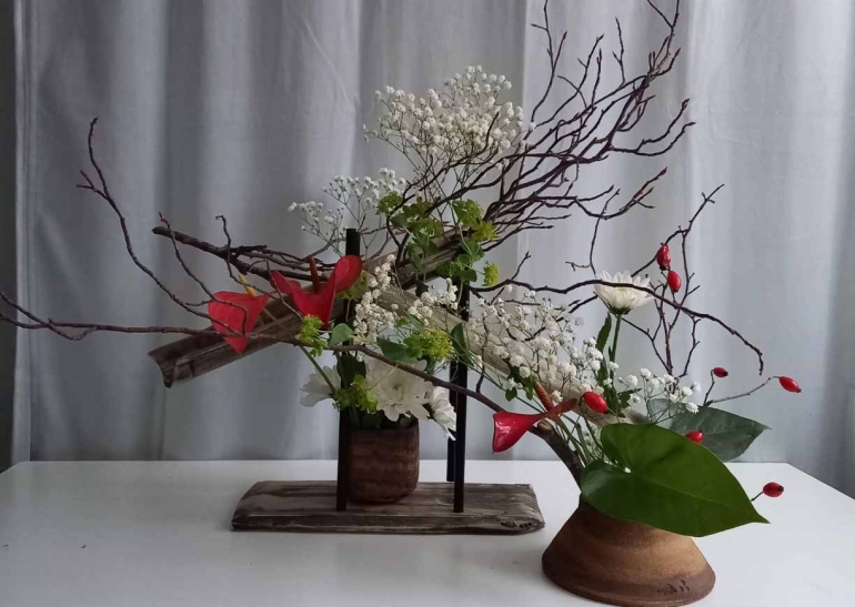 Ikebana, a japán virágrendezés művészete - Katkits Judit előadása